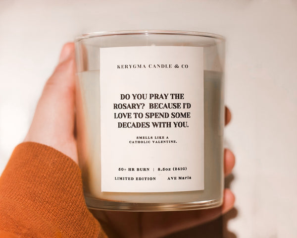 Catholic Valentine Candle